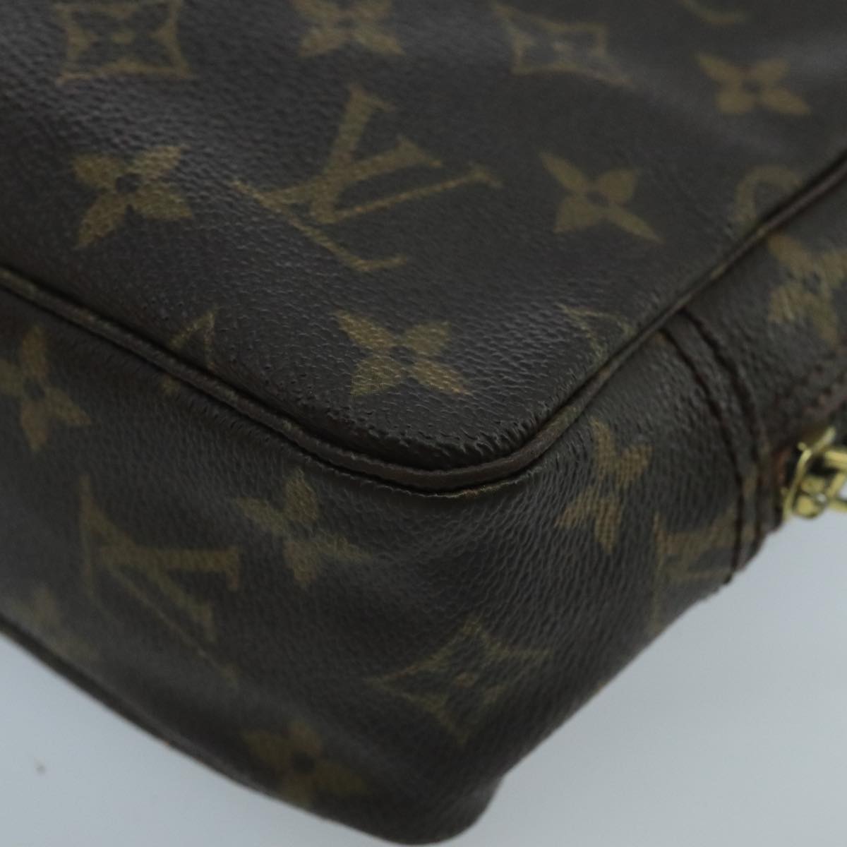 LOUIS VUITTON Monogram Trousse Toilette 23 Clutch Bag M47524 LV Auth 100804