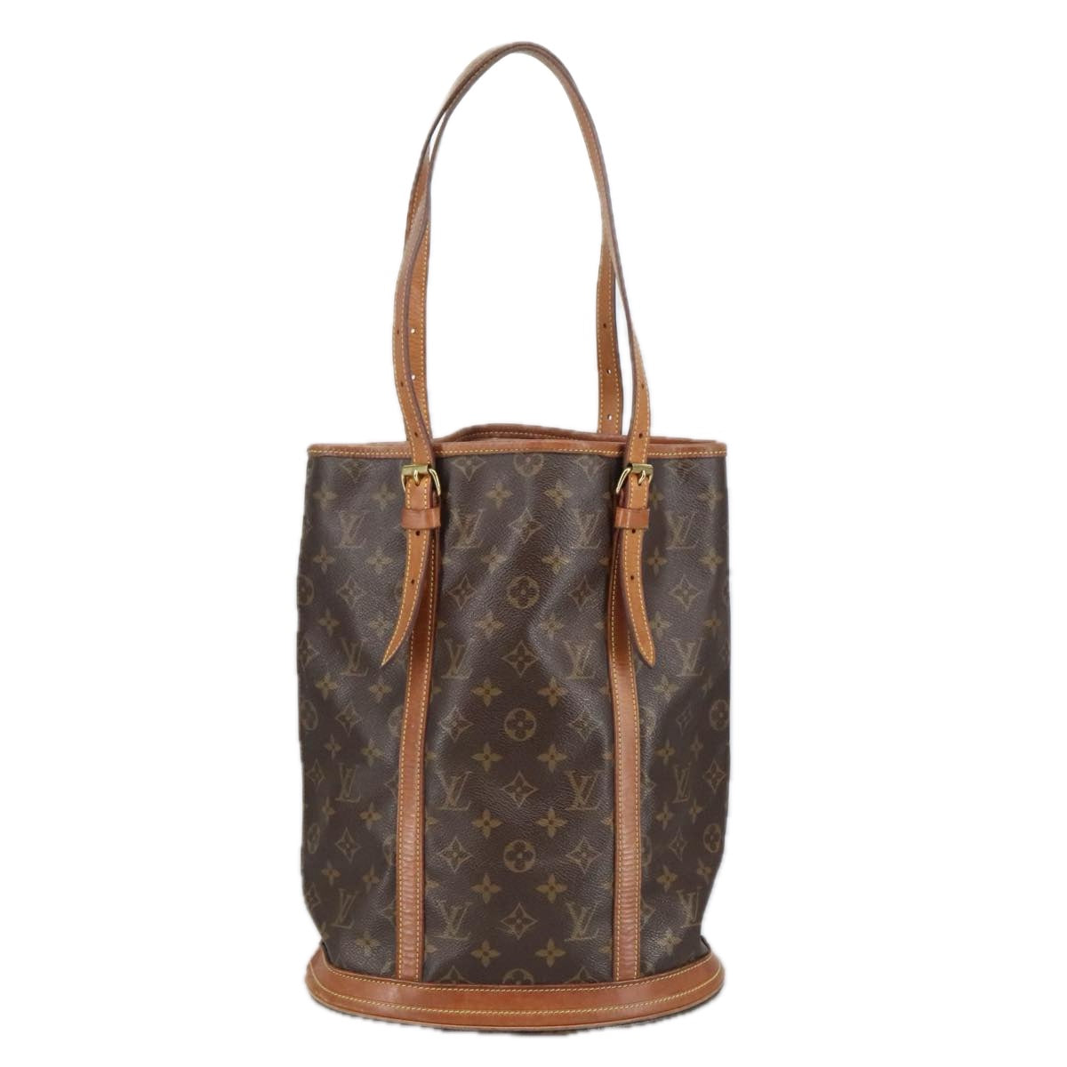 LOUIS VUITTON Monogram Bucket GM Shoulder Bag M42236 LV Auth 100825