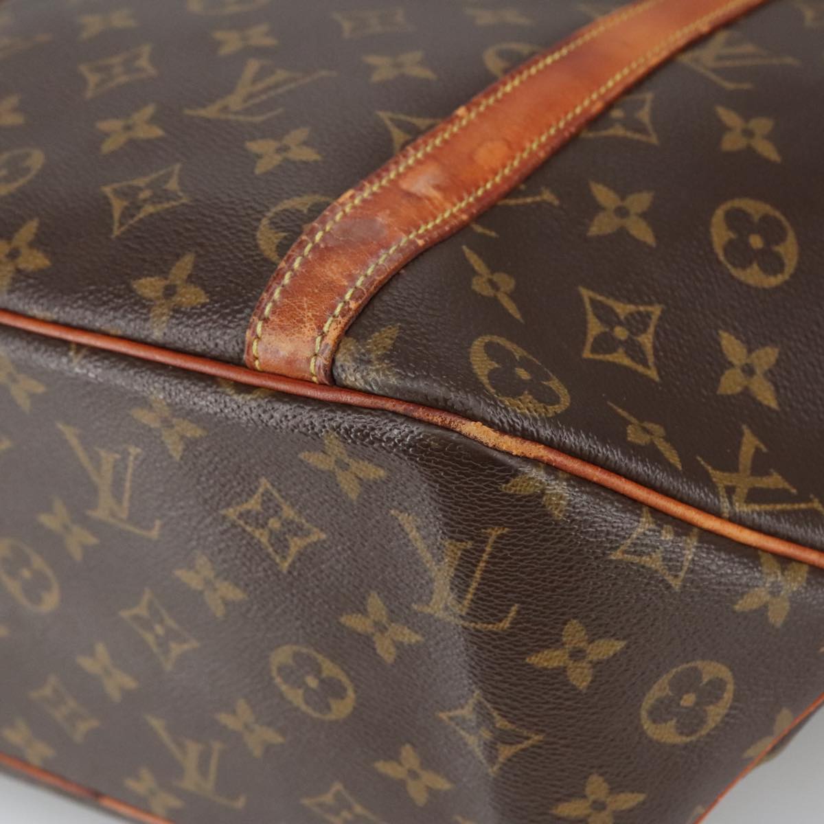 LOUIS VUITTON Monogram Sac Shopping Tote Bag M51108 LV Auth 100831