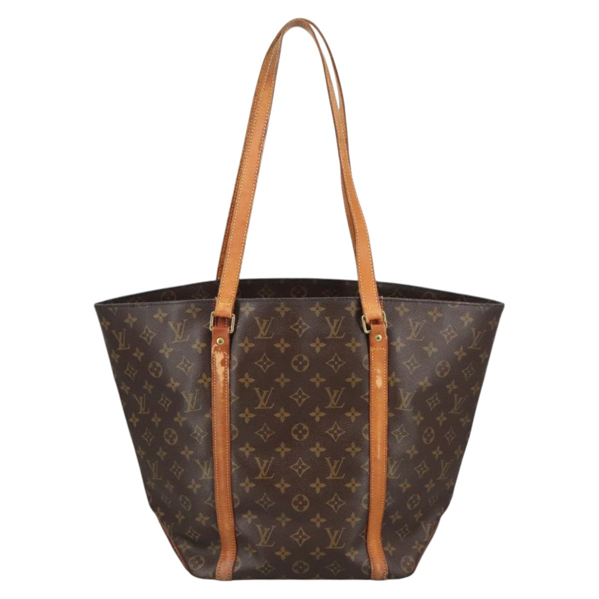 LOUIS VUITTON Monogram Sac Shopping Tote Bag M51108 LV Auth 100831