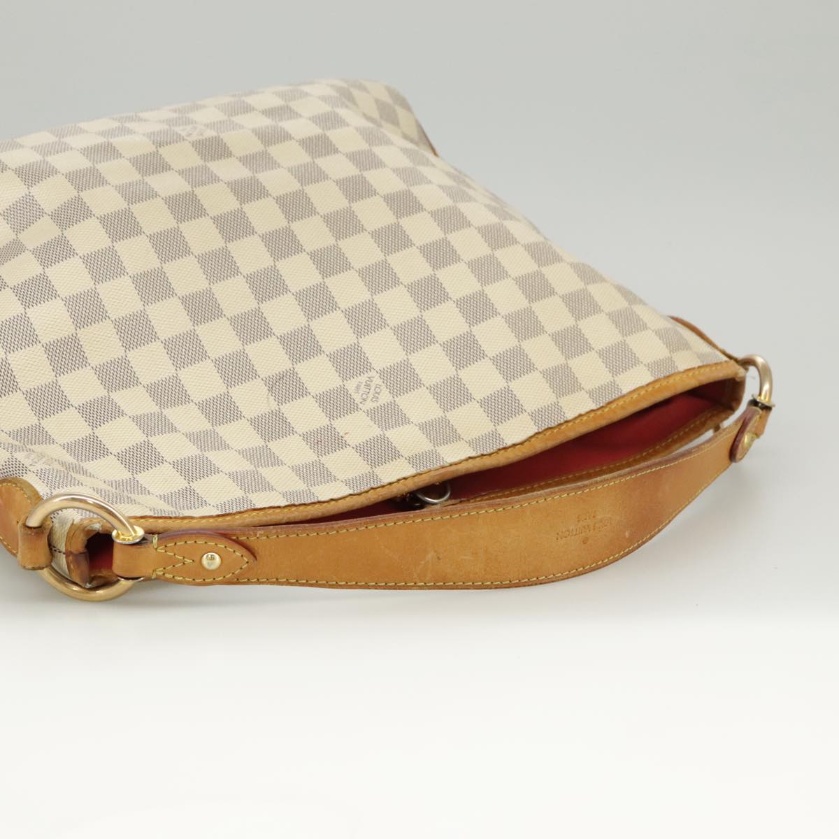 LOUIS VUITTON Damier Azur Delightful MM Shoulder Bag N41448 LV Auth 100836