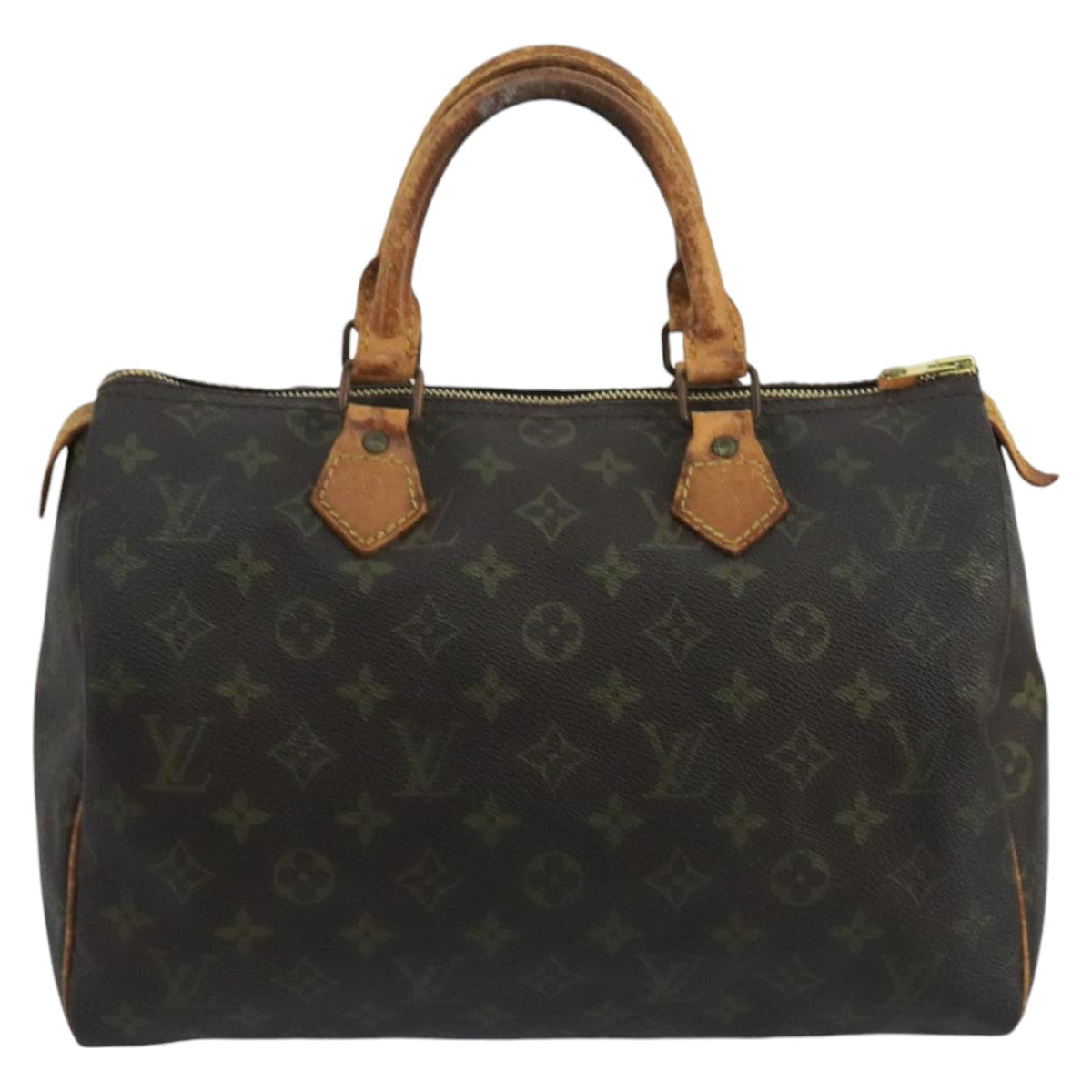 LOUIS VUITTON Monogram Speedy 30 Hand Bag M41526 LV Auth 100860