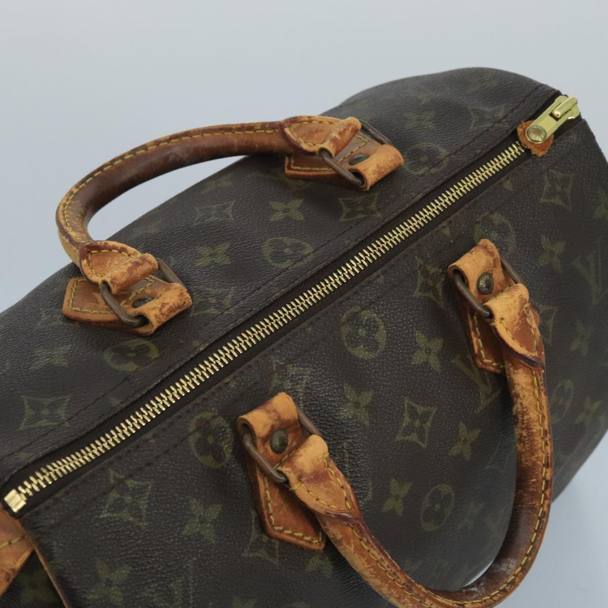 LOUIS VUITTON Monogram Speedy 30 Hand Bag M41526 LV Auth 100860