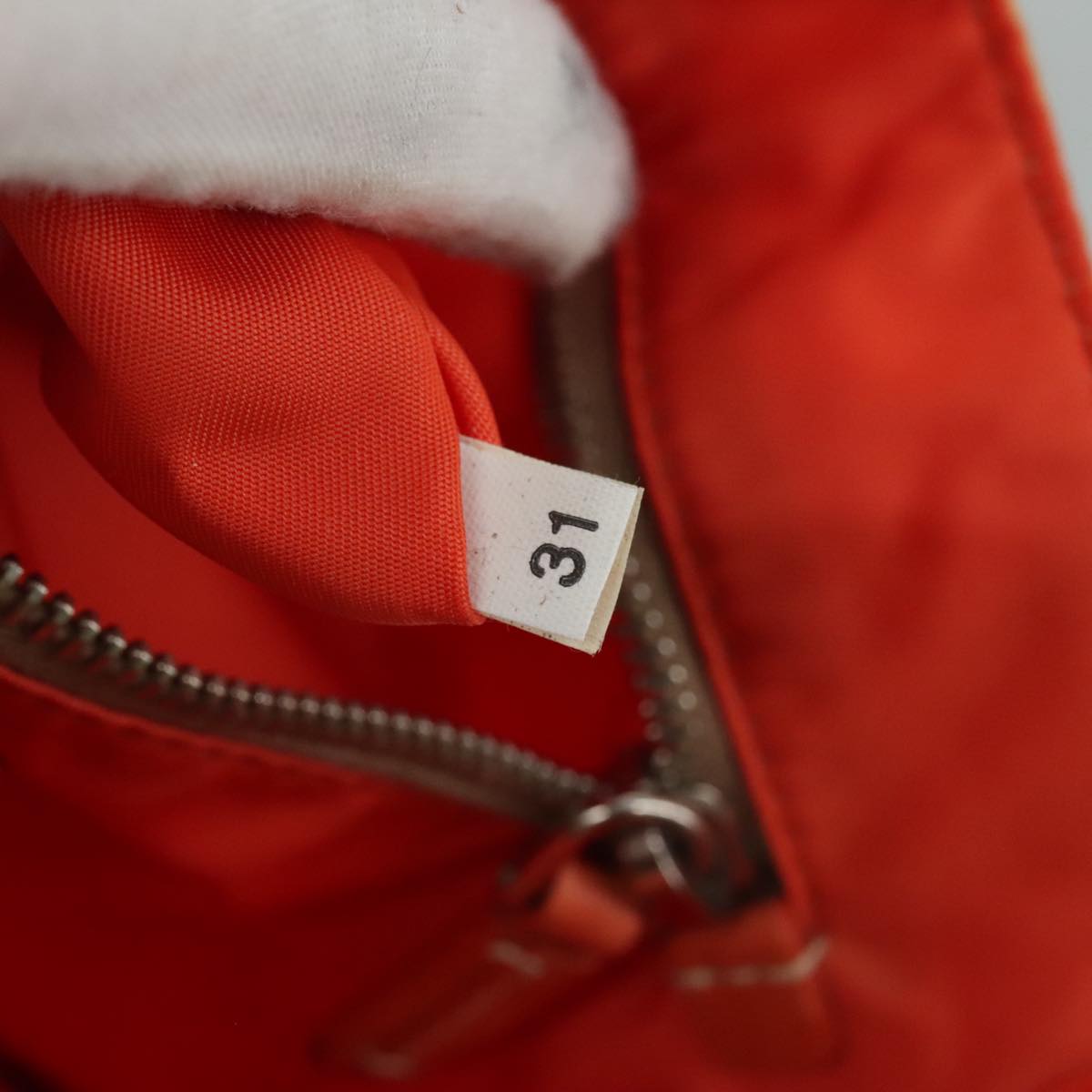 PRADA Hand Bag Nylon Yellow Auth 100865