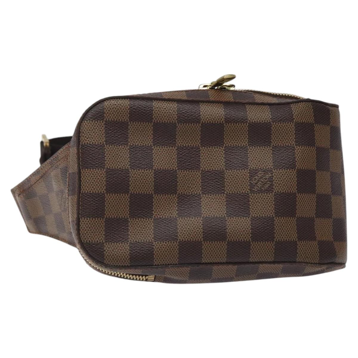 LOUIS VUITTON Damier Ebene Geronimos Shoulder Bag N51994 LV Auth 100901