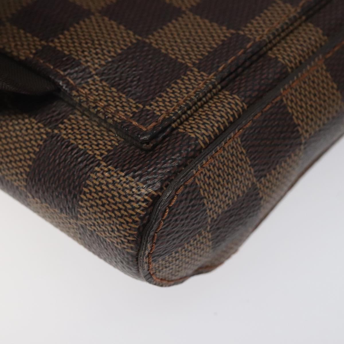 LOUIS VUITTON Damier Ebene Geronimos Shoulder Bag N51994 LV Auth 100901