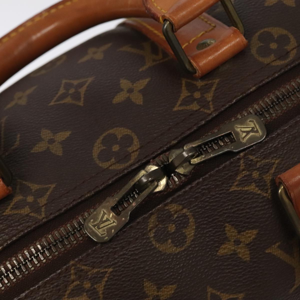 LOUIS VUITTON Monogram Keepall 45 Boston Bag M41428 LV Auth 100908