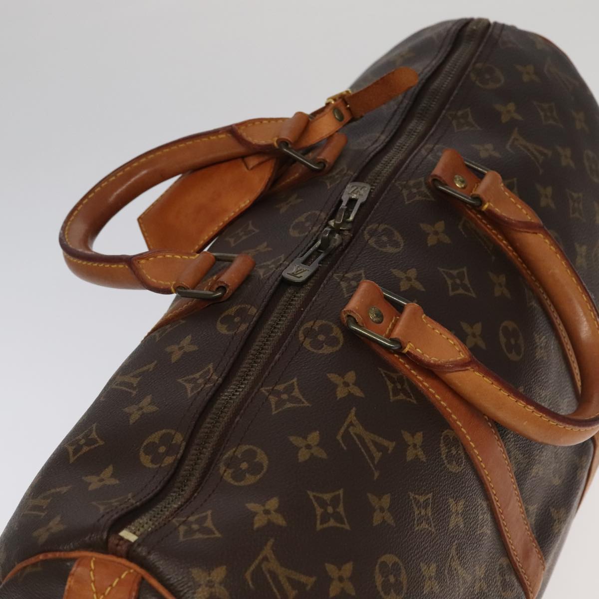 LOUIS VUITTON Monogram Keepall 45 Boston Bag M41428 LV Auth 100908