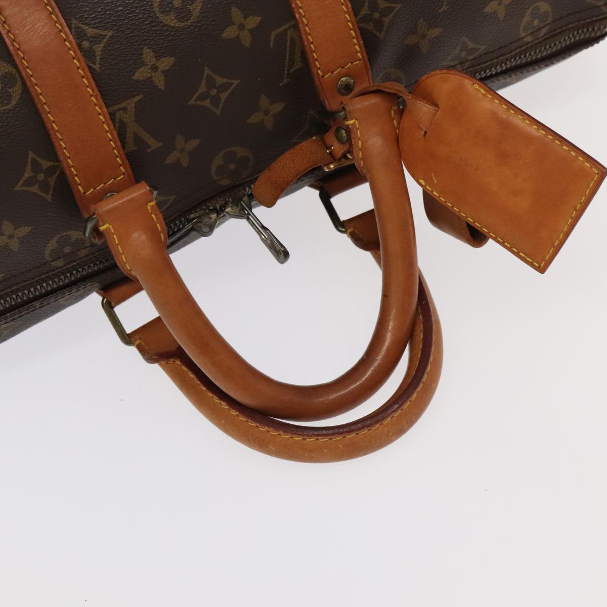 LOUIS VUITTON Monogram Keepall 45 Boston Bag M41428 LV Auth 100908