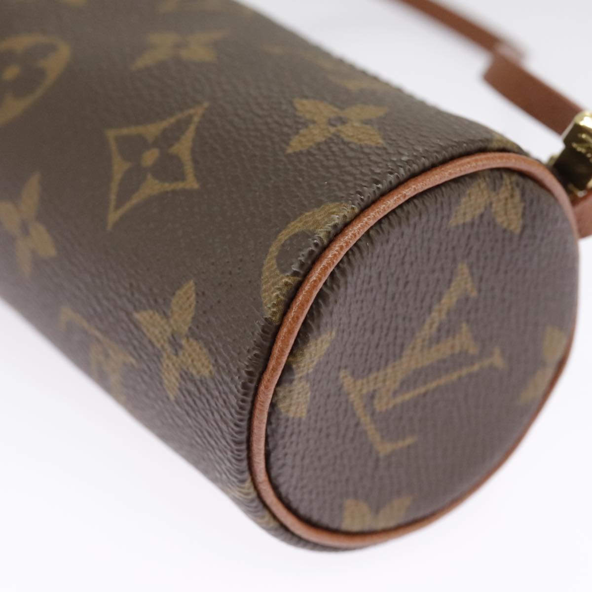 LOUIS VUITTON Monogram Papillon Pouch LV Auth 100966