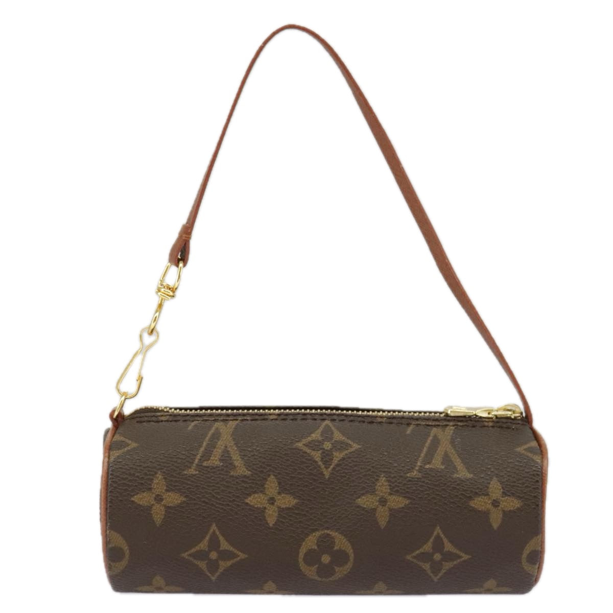 LOUIS VUITTON Monogram Papillon Pouch LV Auth 100966