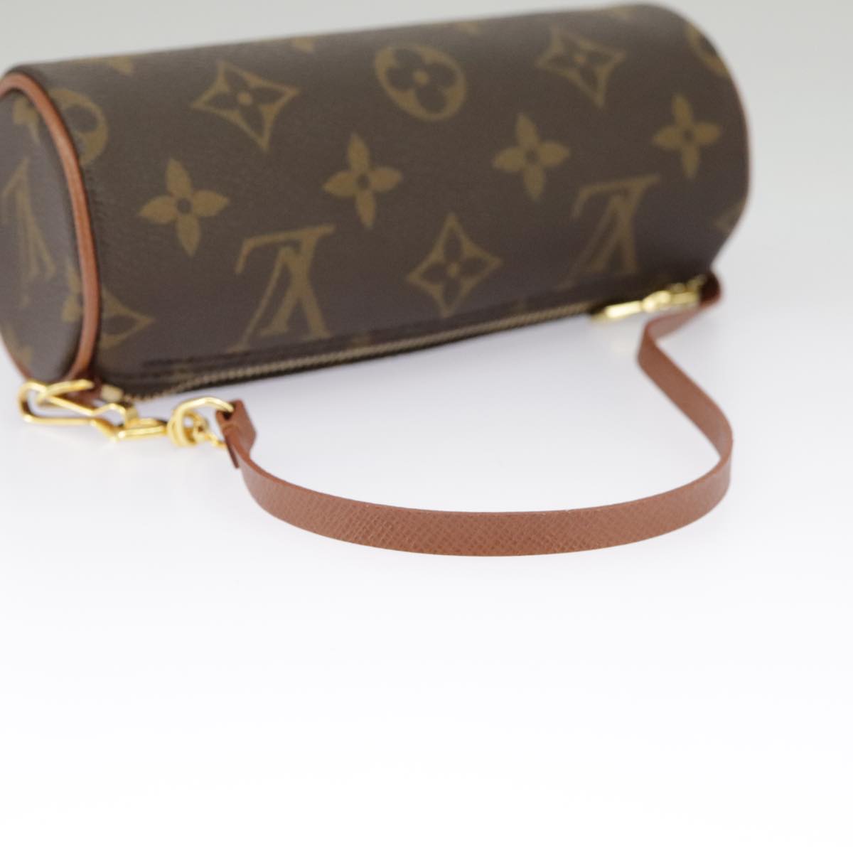 LOUIS VUITTON Monogram Papillon Pouch LV Auth 100966