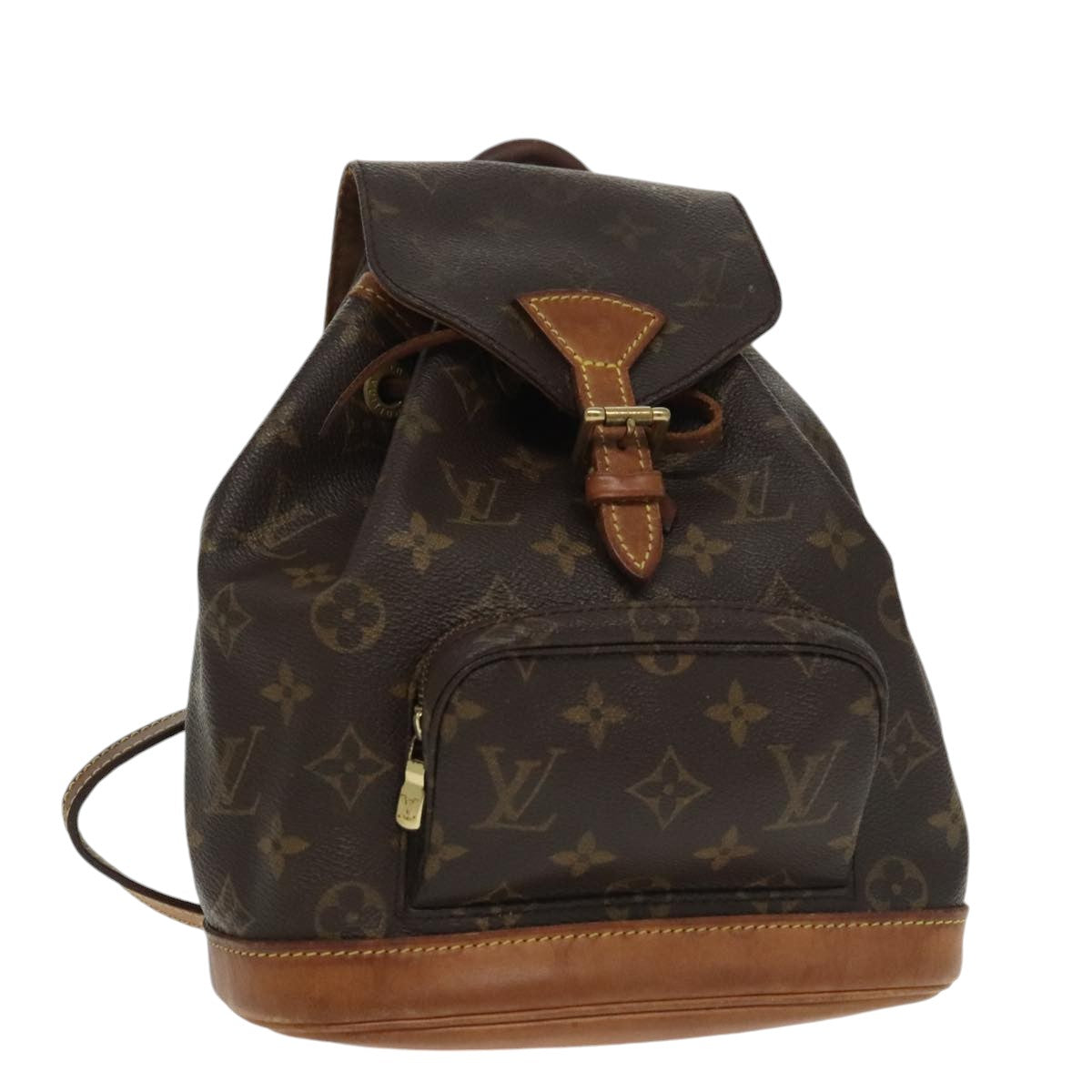 LOUIS VUITTON Monogram Montsouris PM Backpack M51137 LV Auth 100977