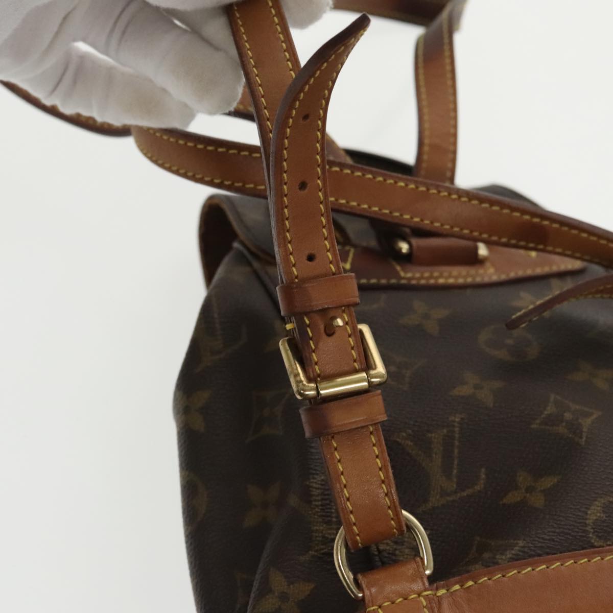 LOUIS VUITTON Monogram Montsouris PM Backpack M51137 LV Auth 100977