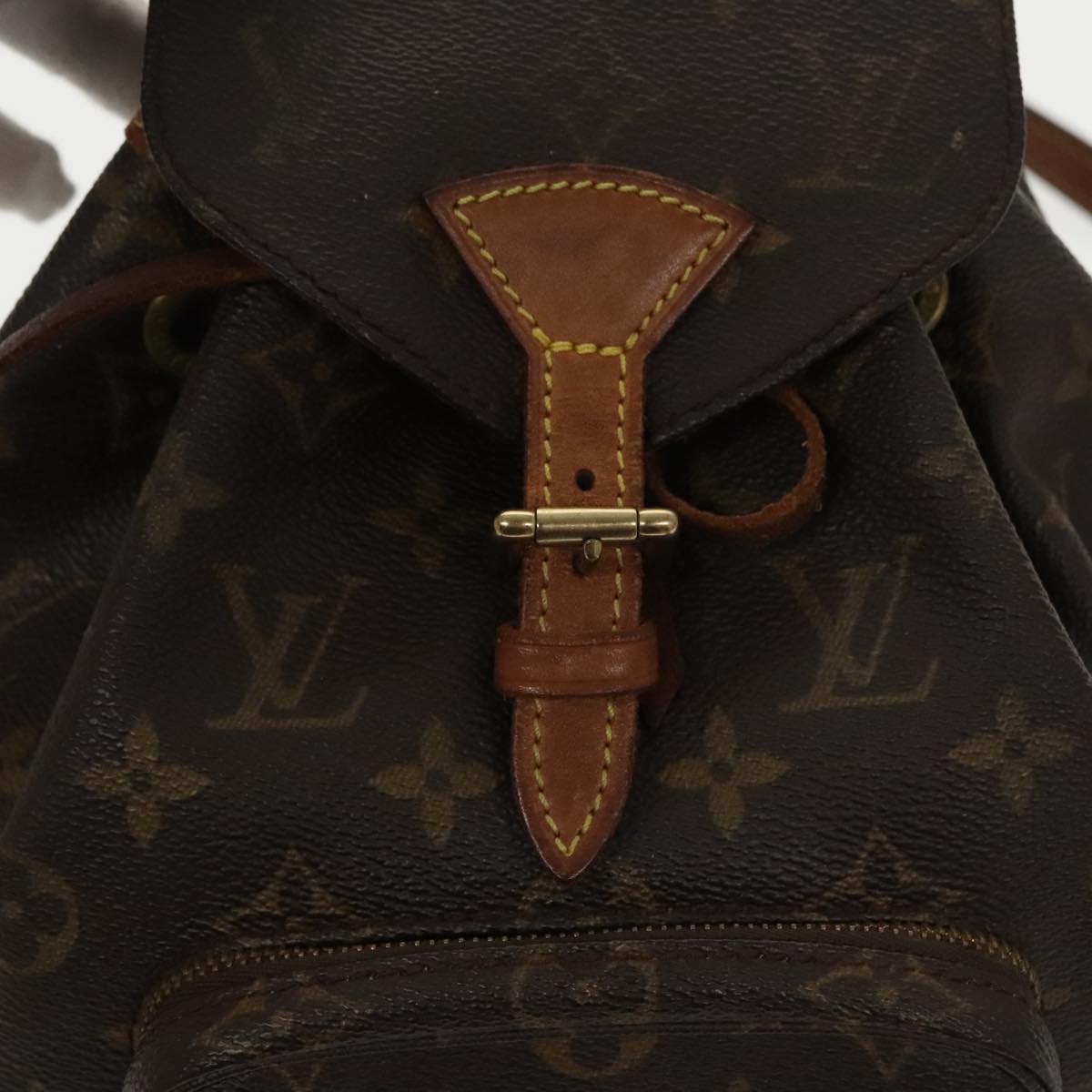 LOUIS VUITTON Monogram Montsouris PM Backpack M51137 LV Auth 100977