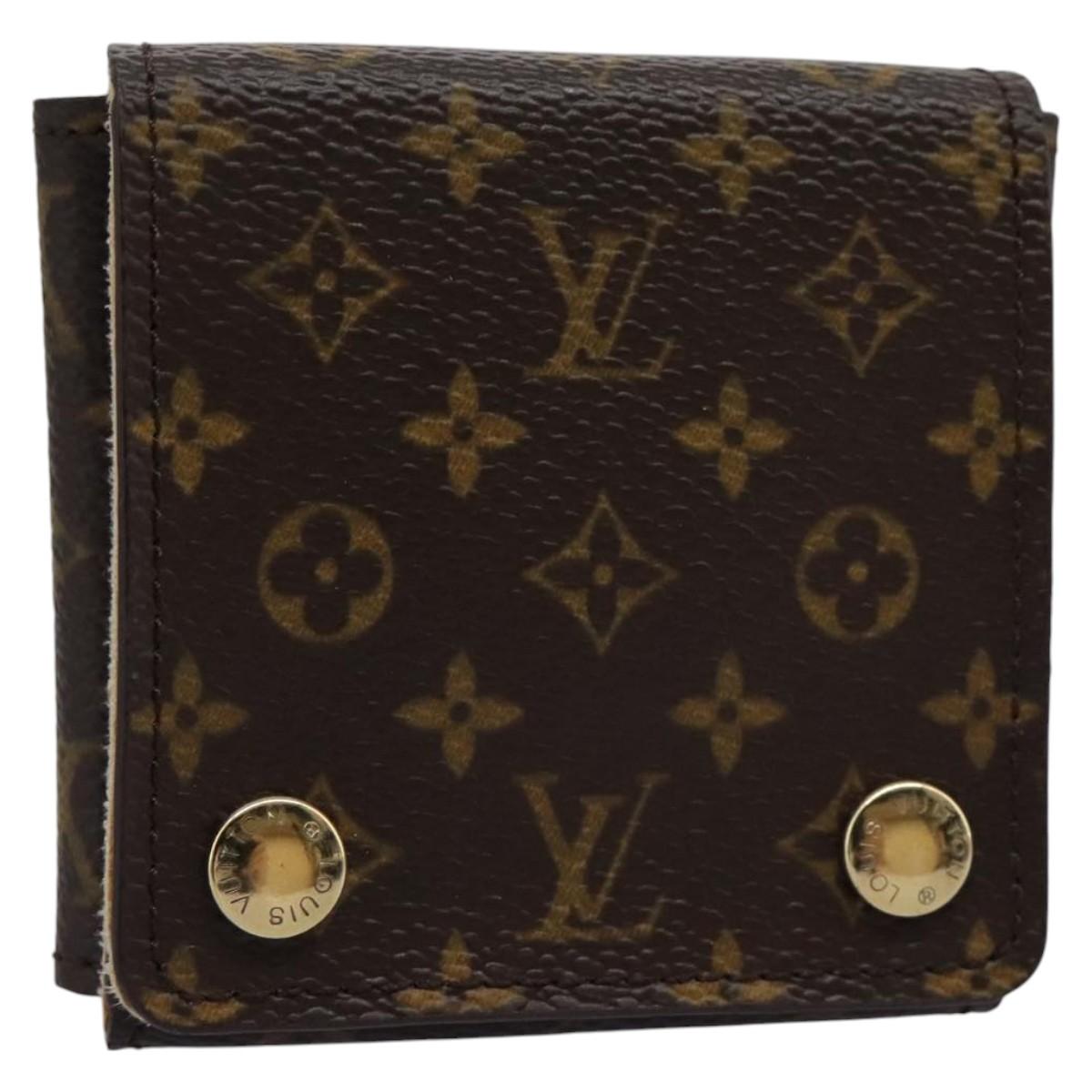 LOUIS VUITTON Monogram Jewelry case Jewelry Box LV Auth 101073
