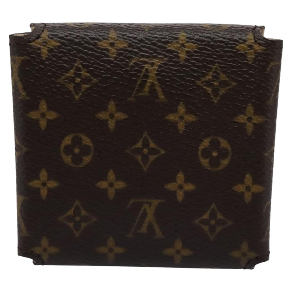 LOUIS VUITTON Monogram Jewelry case Jewelry Box LV Auth 101073