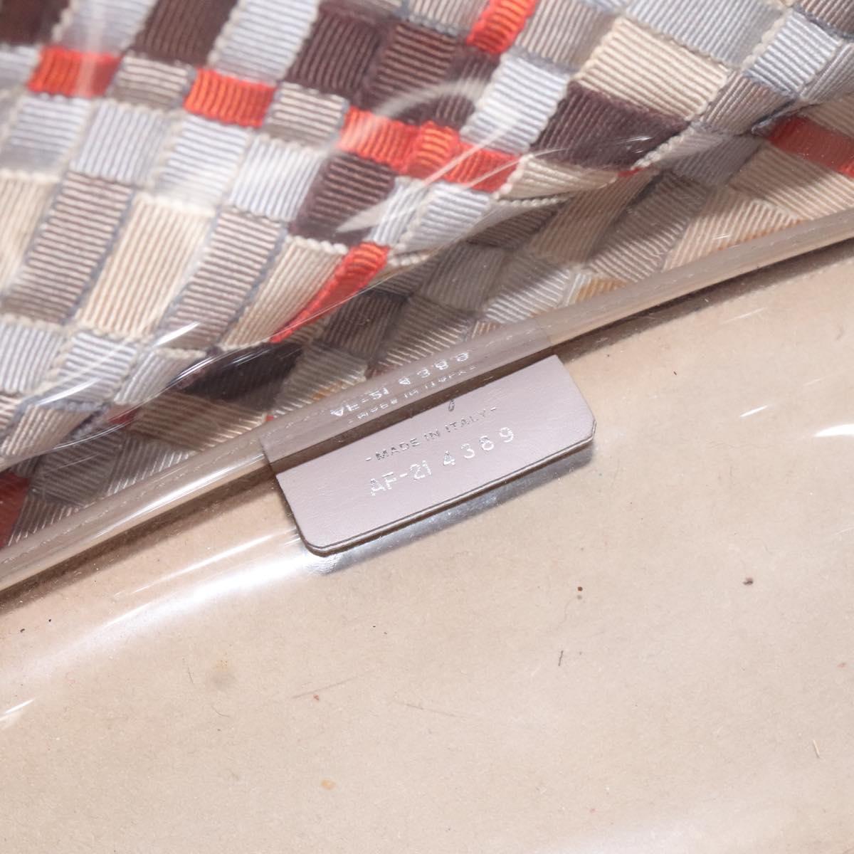 Salvatore Ferragamo Hand Bag Canvas Multicolor Auth 101075V