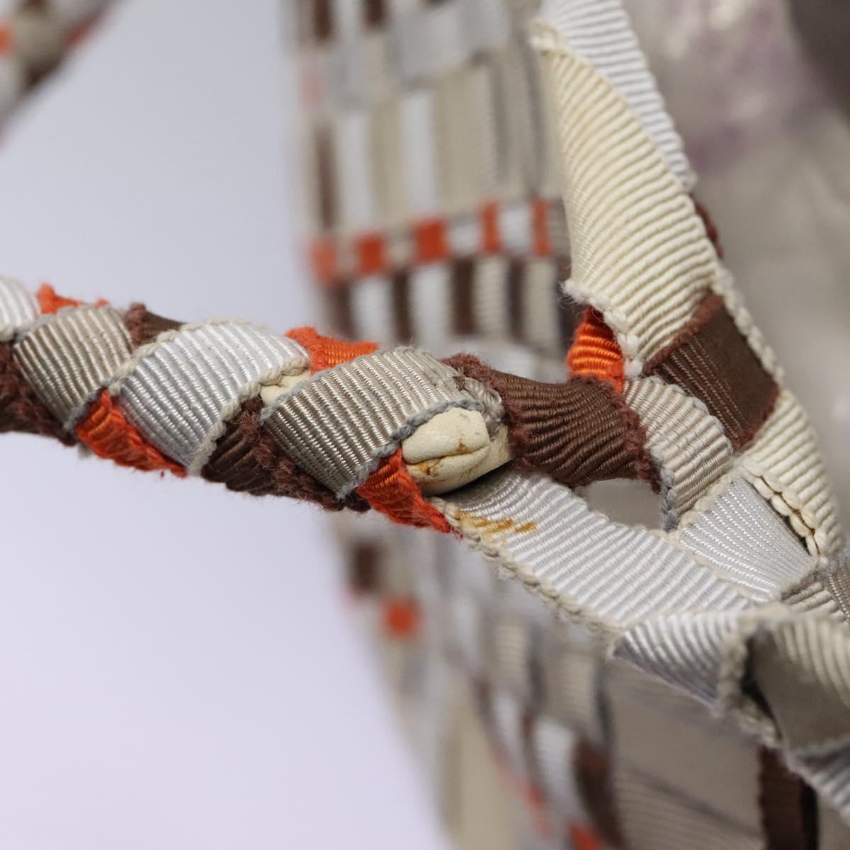 Salvatore Ferragamo Hand Bag Canvas Multicolor Auth 101075V