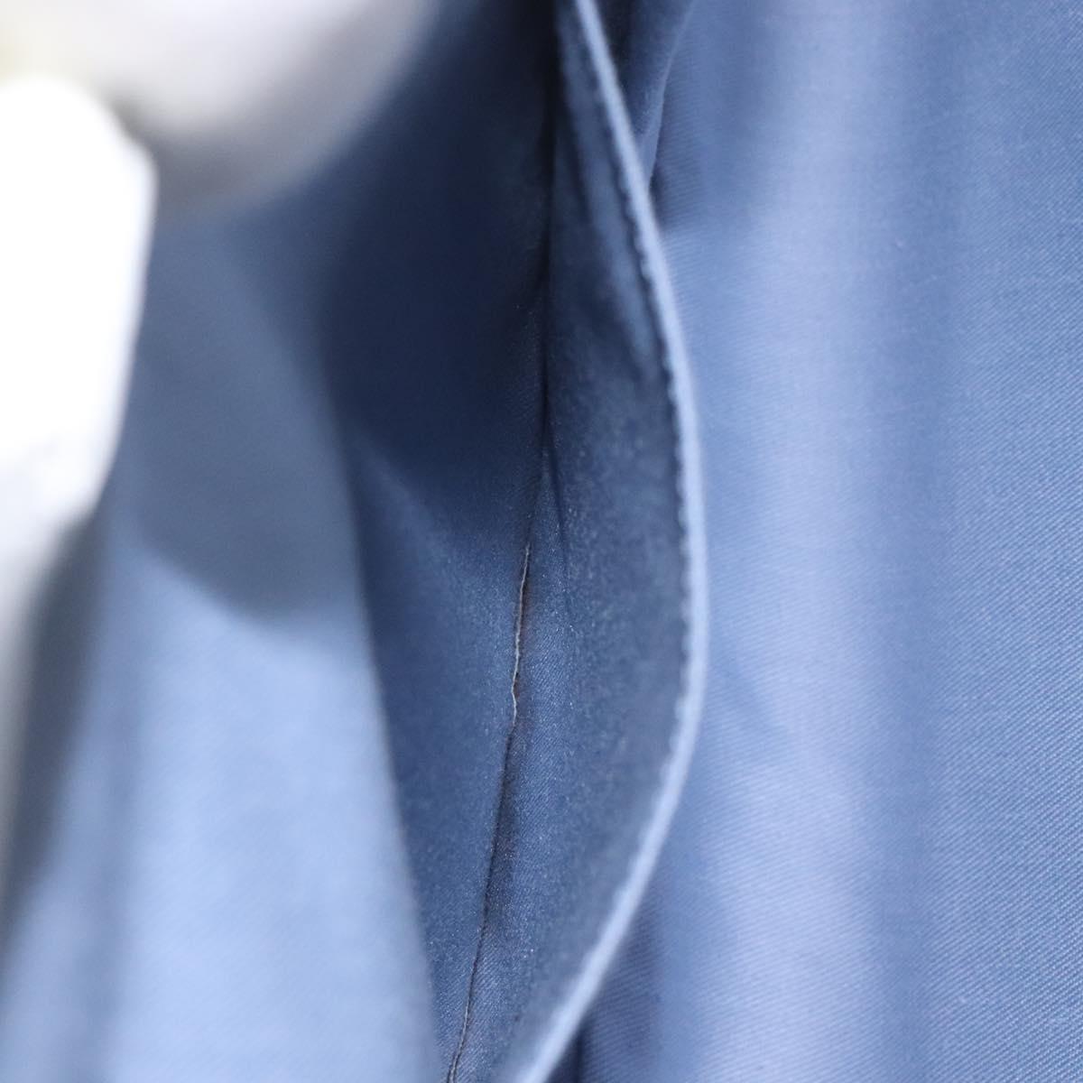 Salvatore Ferragamo Gancini Hand Bag Wicker White Auth 101078