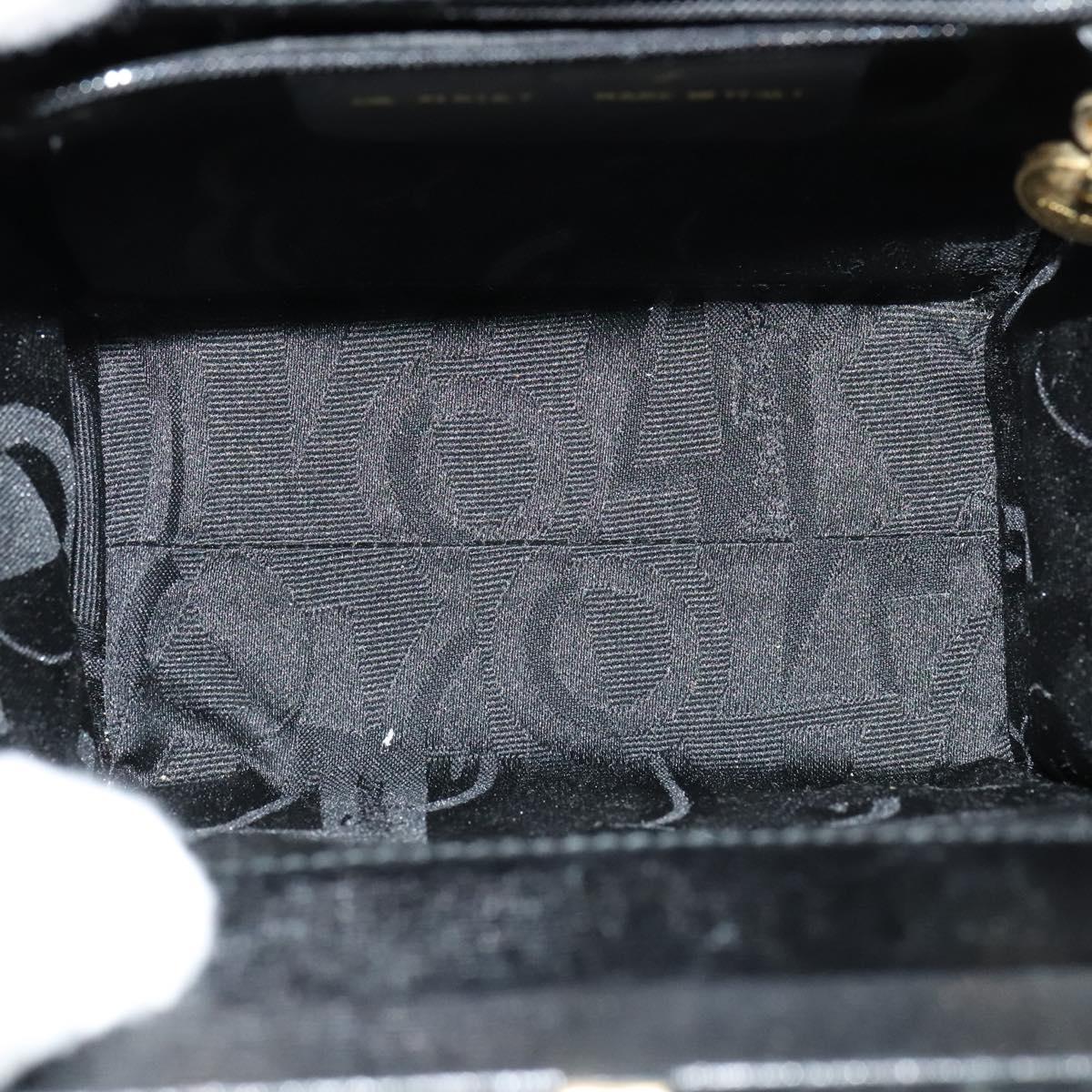 Salvatore Ferragamo Hand Bag Leather 2way Black Auth 101092