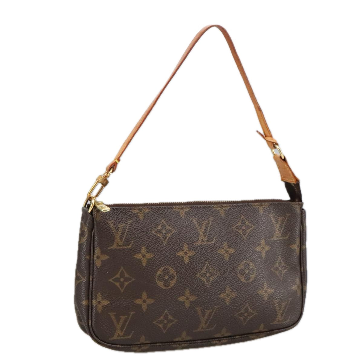 LOUIS VUITTON Monogram Pochette Accessoires Pouch M51980 LV Auth 101102