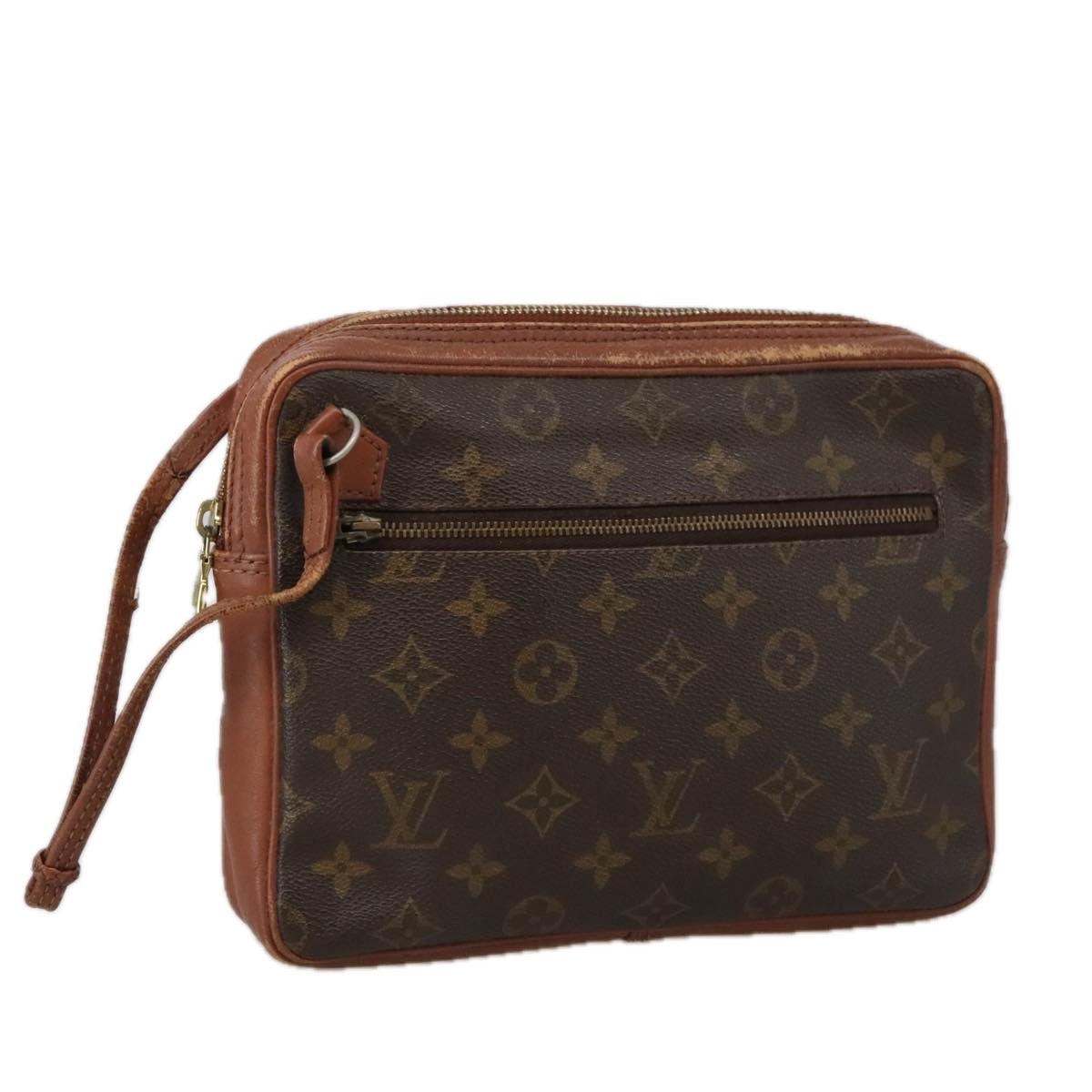 LOUIS VUITTON Monogram Pochette Sports Clutch Bag No.183 LV Auth 101104