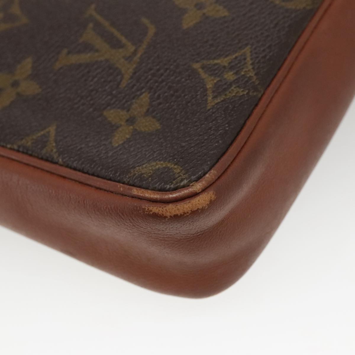LOUIS VUITTON Monogram Pochette Sports Clutch Bag No.183 LV Auth 101104