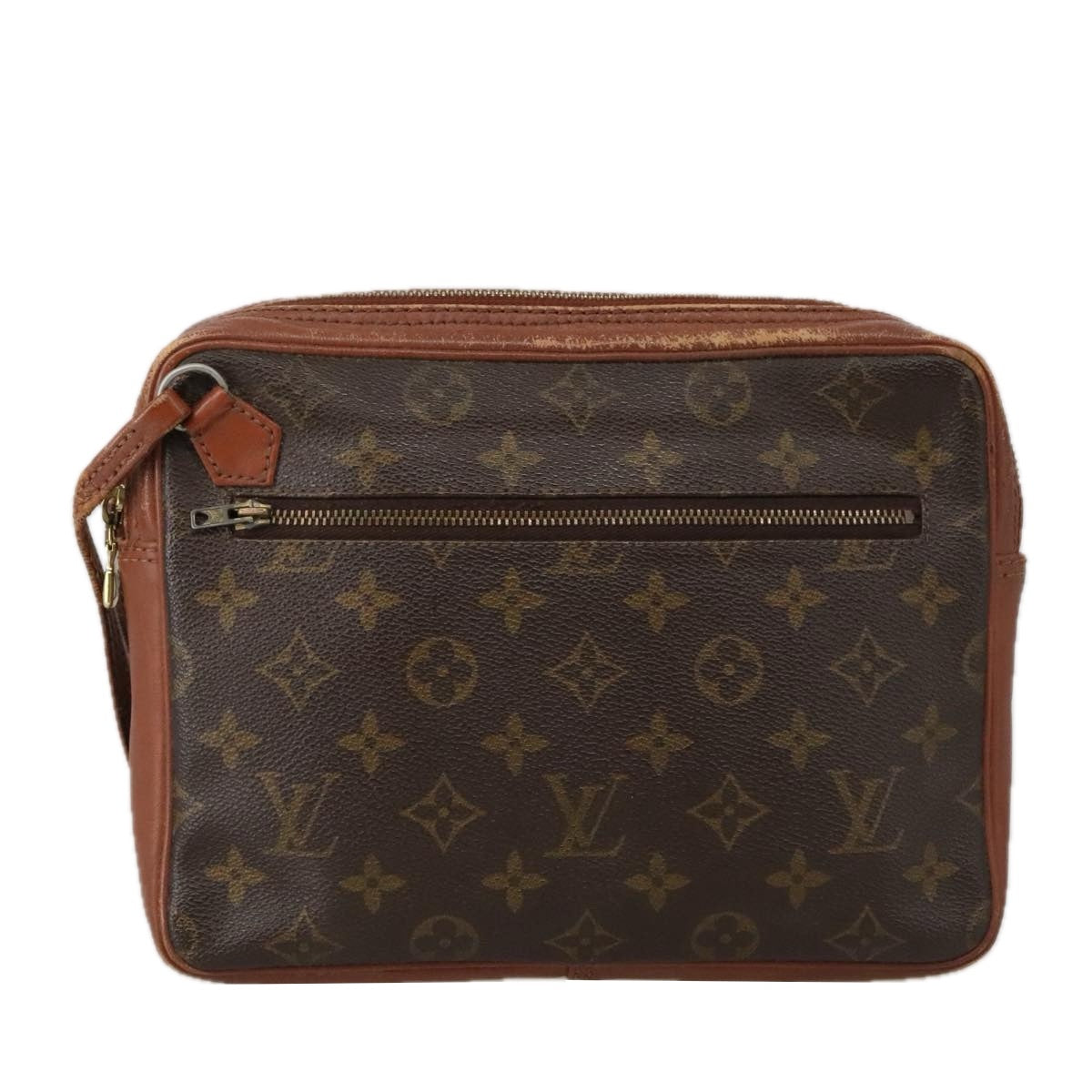 LOUIS VUITTON Monogram Pochette Sports Clutch Bag No.183 LV Auth 101104