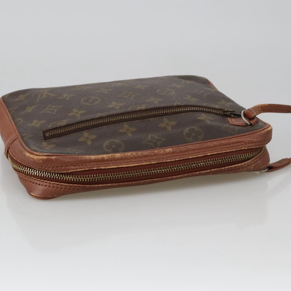 LOUIS VUITTON Monogram Pochette Sports Clutch Bag No.183 LV Auth 101104