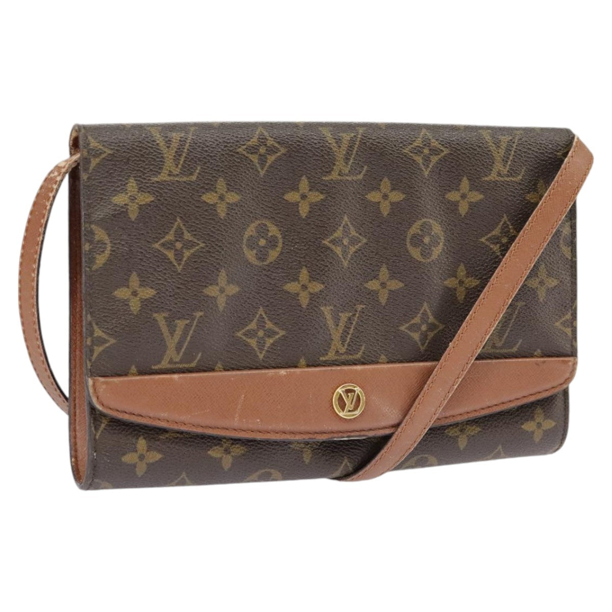 LOUIS VUITTON Monogram Bordeaux 24 Shoulder Bag M51798 LV Auth 101107