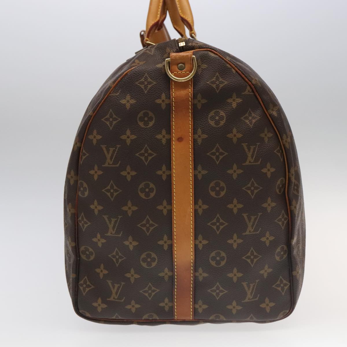 LOUIS VUITTON Monogram Keepall Bandouliere 60 Boston Bag M41412 LV Auth 100996