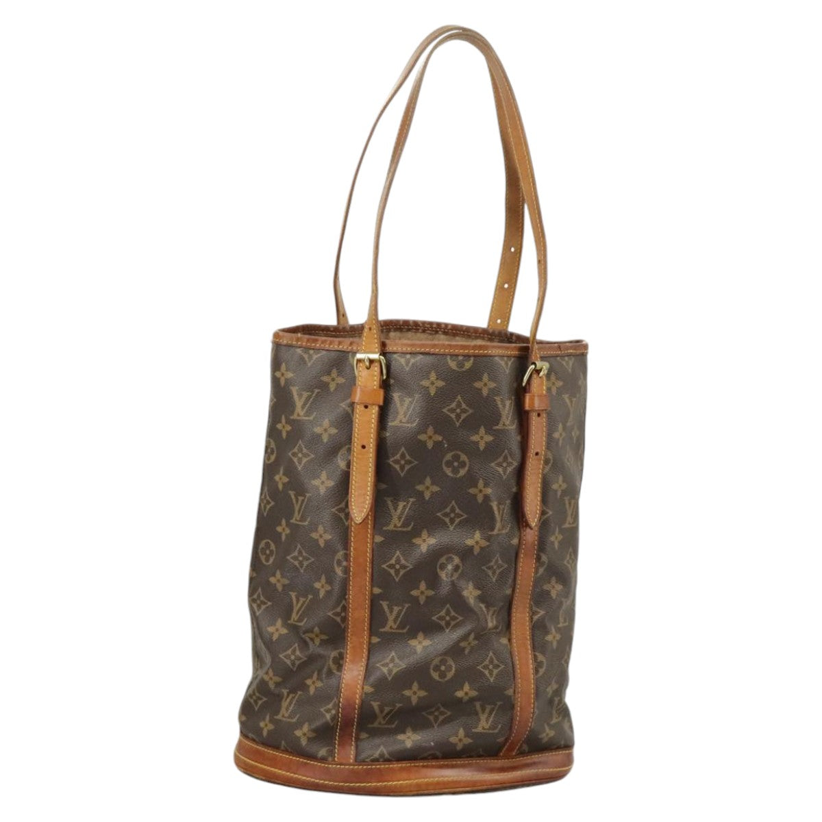 LOUIS VUITTON Monogram Bucket GM Shoulder Bag M42236 LV Auth 101211