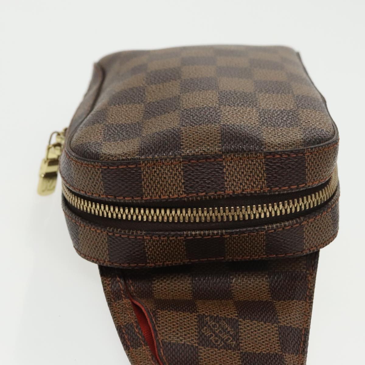 LOUIS VUITTON Damier Ebene Geronimos Shoulder Bag N51994 LV Auth 101231