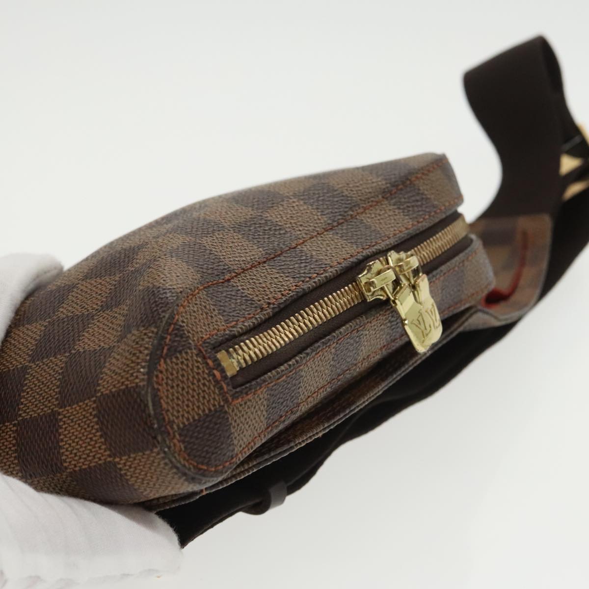 LOUIS VUITTON Damier Ebene Geronimos Shoulder Bag N51994 LV Auth 101231