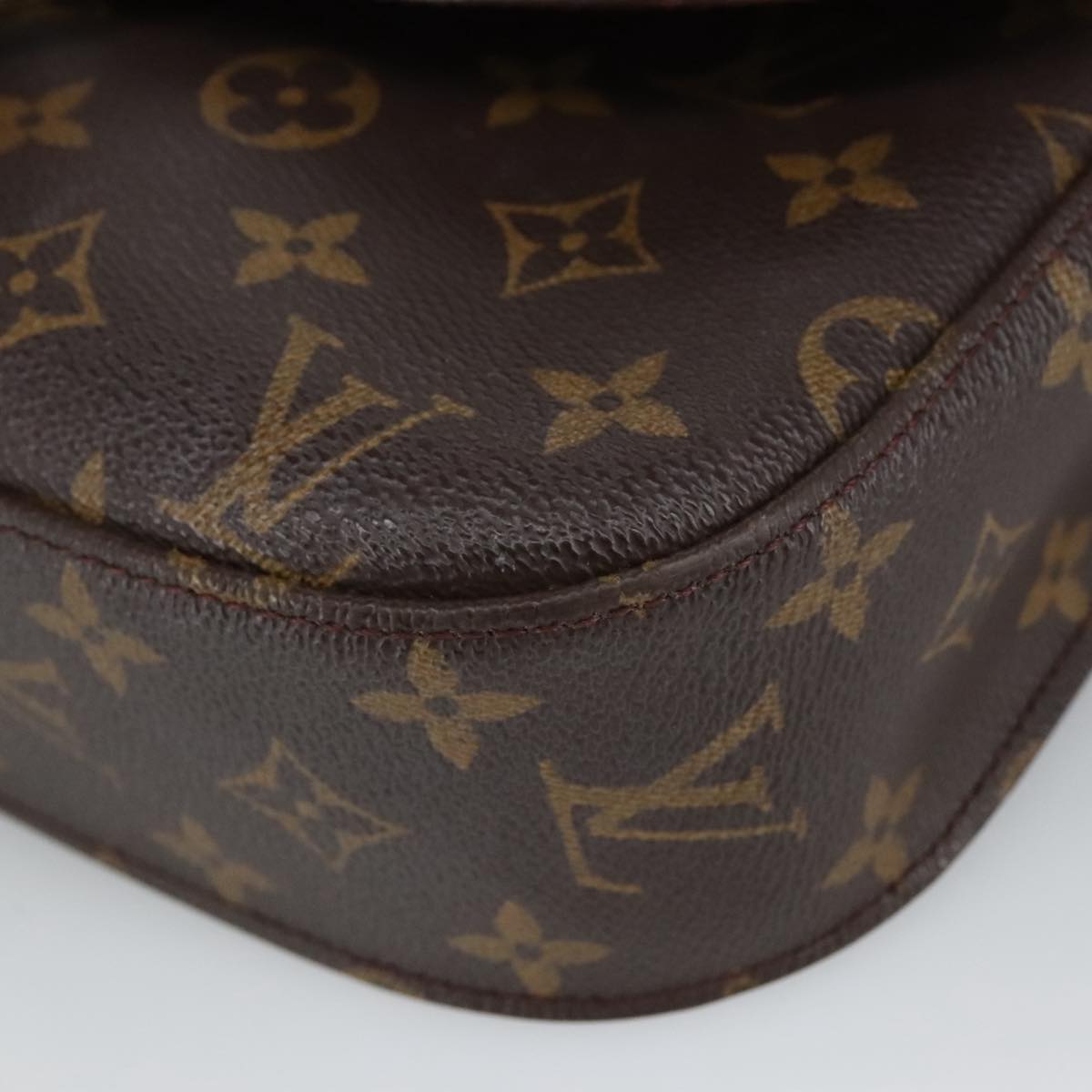 LOUIS VUITTON Monogram Saint Cloud GM Shoulder Bag M51242 LV Auth 101254