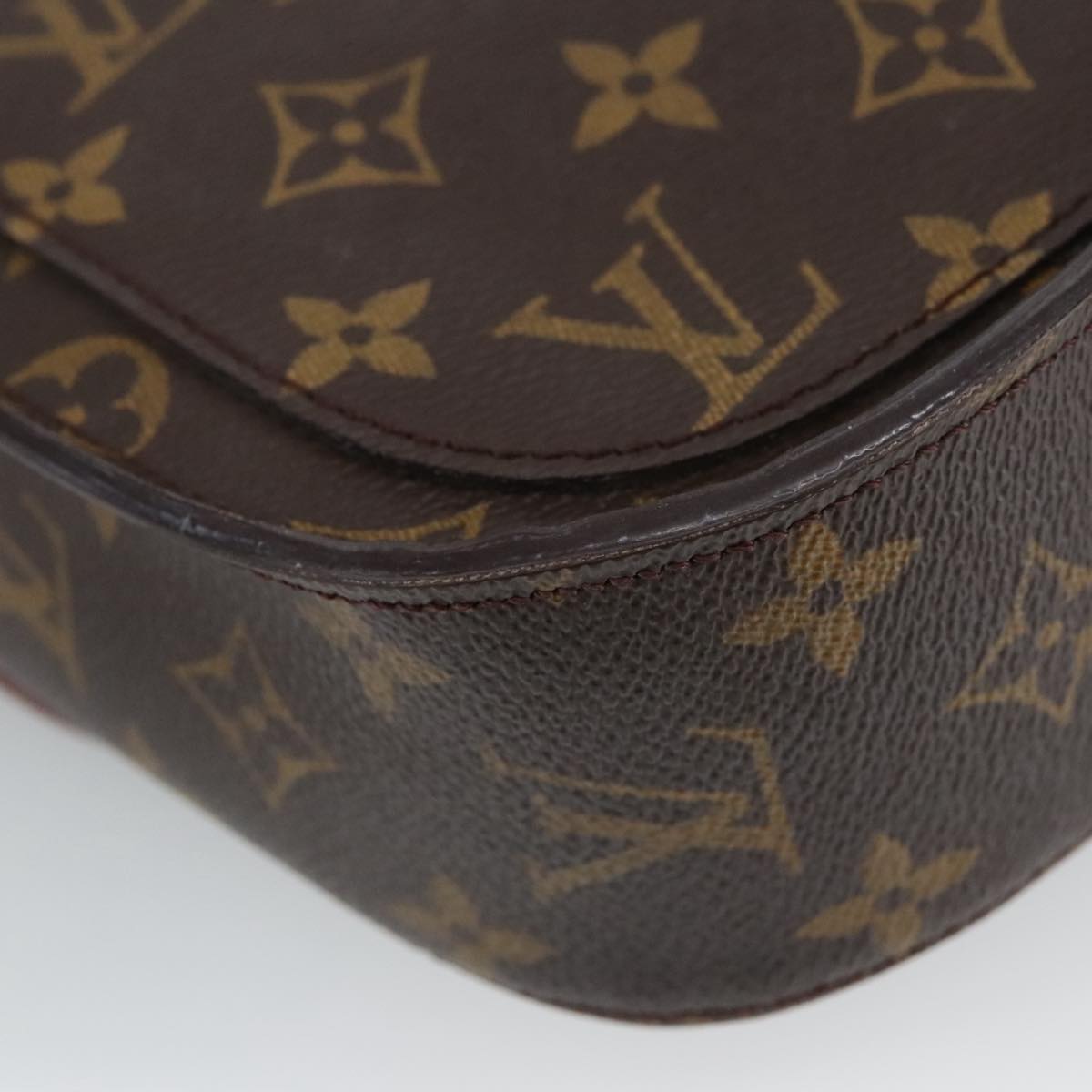 LOUIS VUITTON Monogram Saint Cloud GM Shoulder Bag M51242 LV Auth 101254