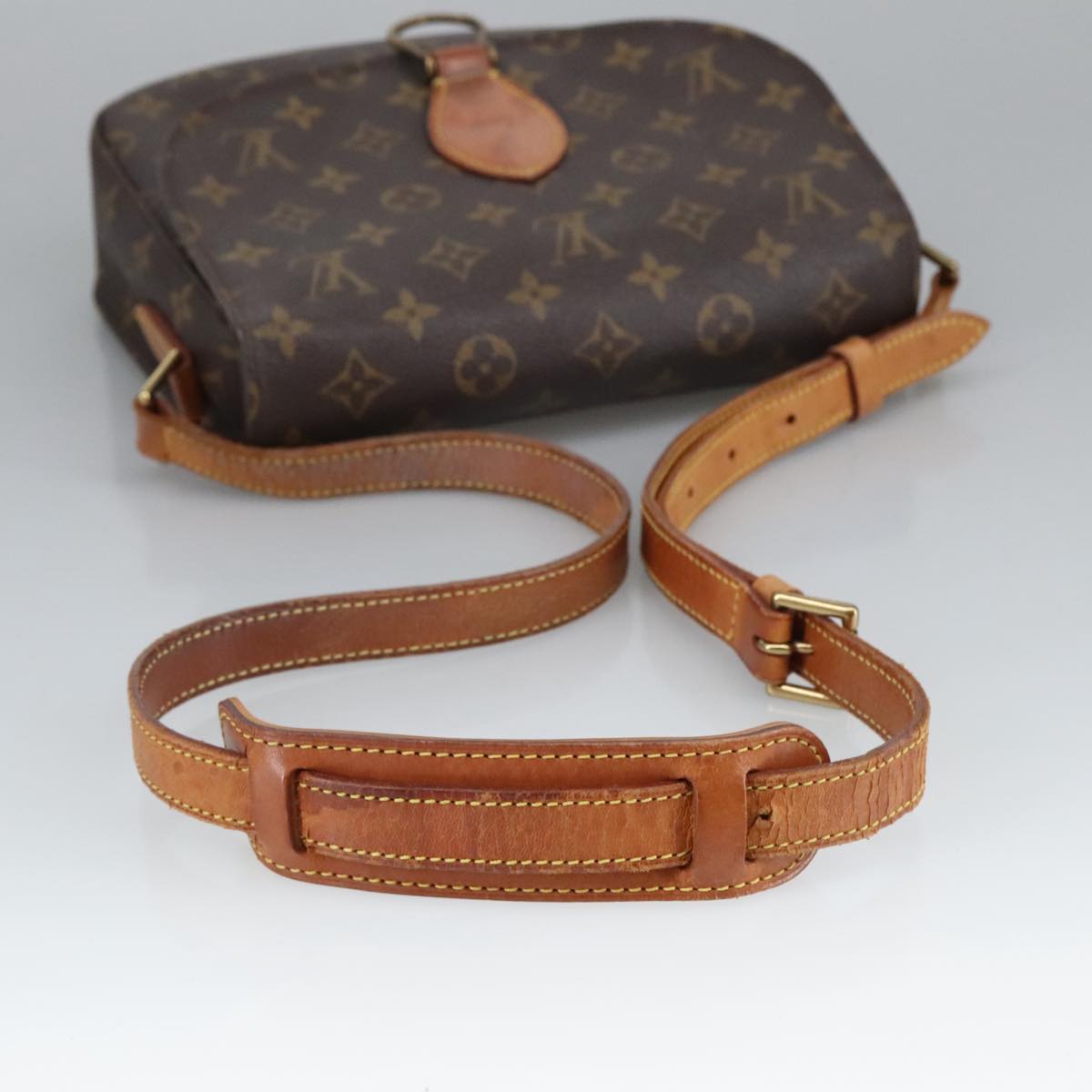 LOUIS VUITTON Monogram Saint Cloud GM Shoulder Bag M51242 LV Auth 101254