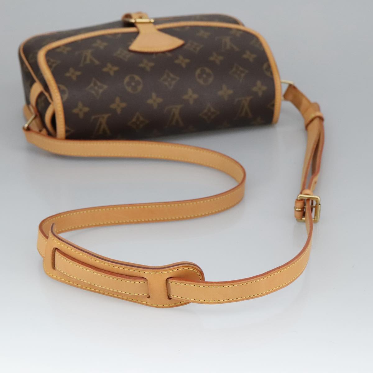 LOUIS VUITTON Monogram Sologne Shoulder Bag M42250 LV Auth 101310A