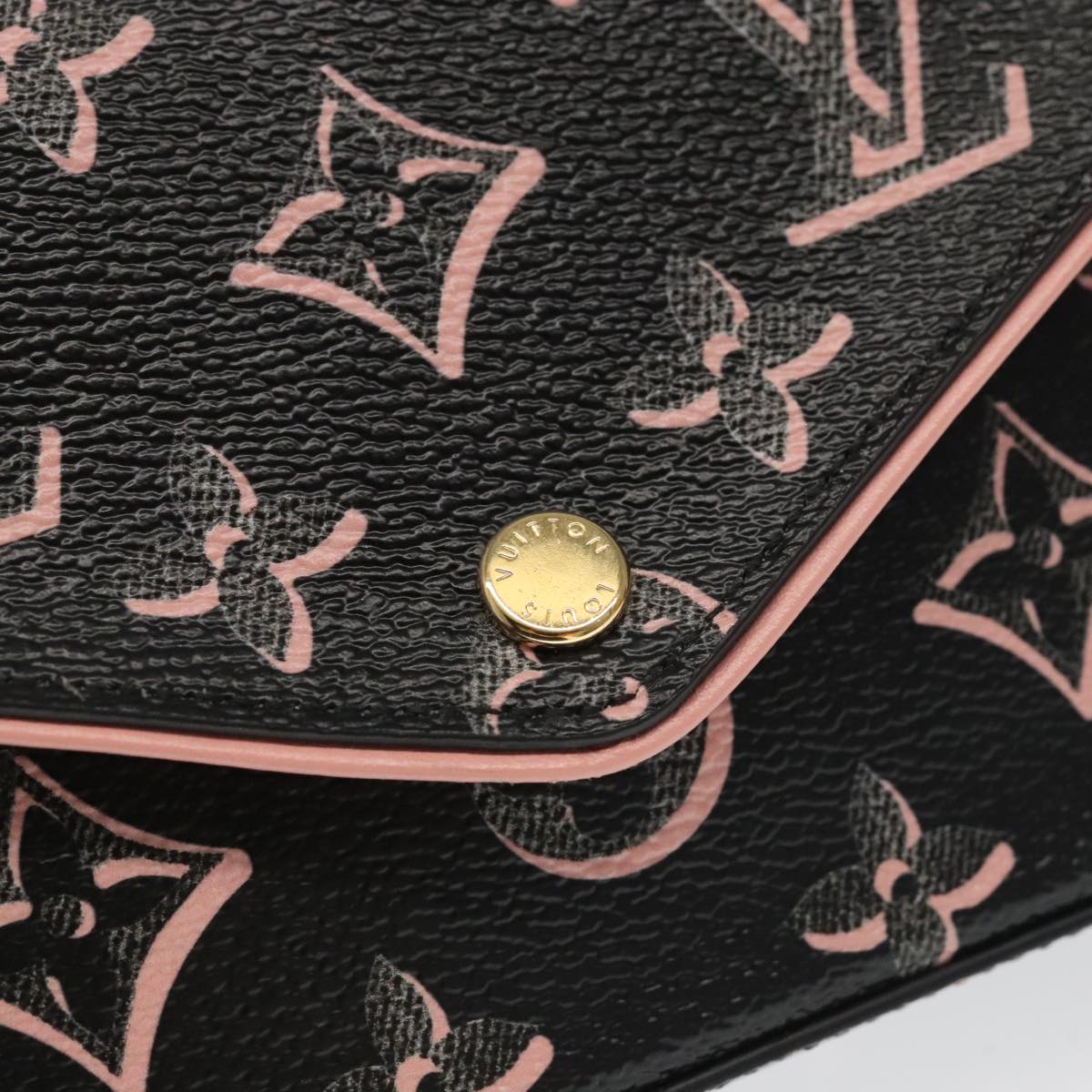 LOUIS VUITTON Monogram Multi Pochette Felicie Pouch Pink M81471 LV Auth 101329SA