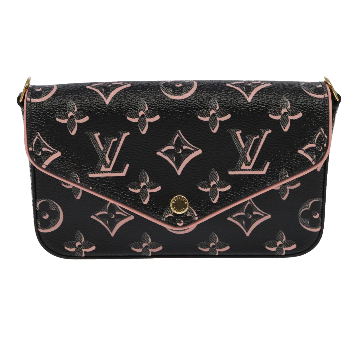 LOUIS VUITTON Monogram Multi Pochette Felicie Pouch Pink M81471 LV Auth 101329SA