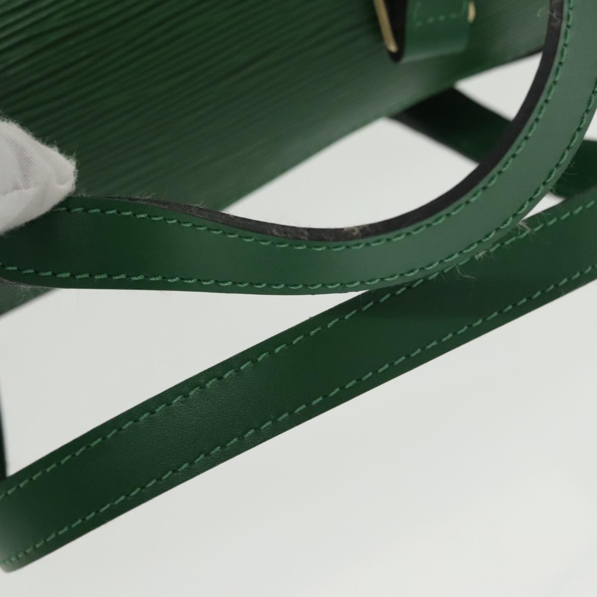 LOUIS VUITTON Epi Soufflot Hand Bag Green M52224 LV Auth 101350