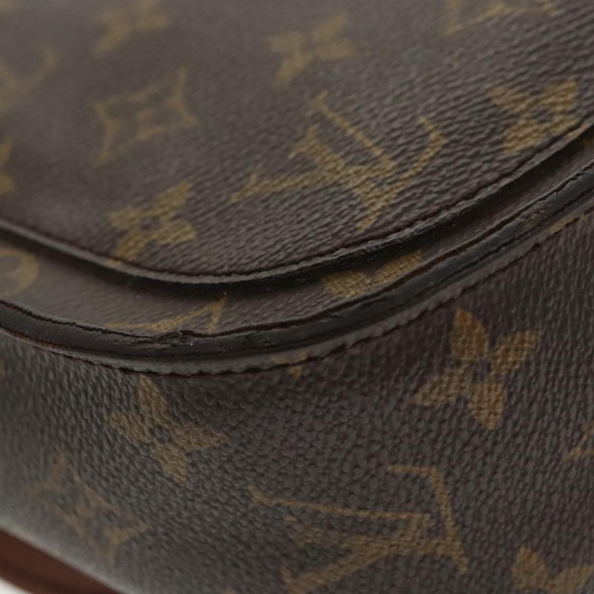 LOUIS VUITTON Monogram Saint Cloud GM Shoulder Bag M51242 LV Auth 101421