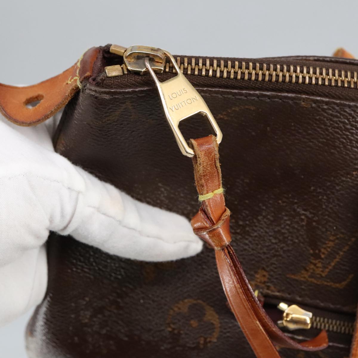 LOUIS VUITTON Monogram Jena PM Tote Bag M42268 LV Auth 101459