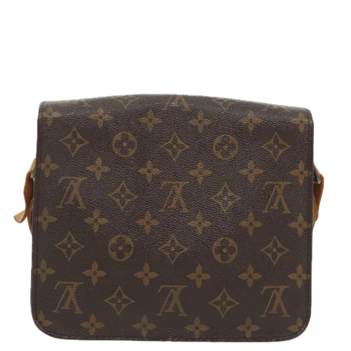 LOUIS VUITTON Monogram Cartouchiere MM Shoulder Bag M51253 LV Auth 101501