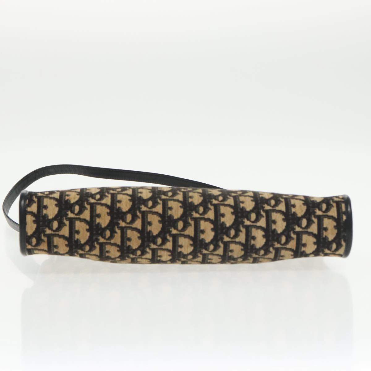 Christian Dior Trotter Canvas Shoulder Bag Navy Auth 101511