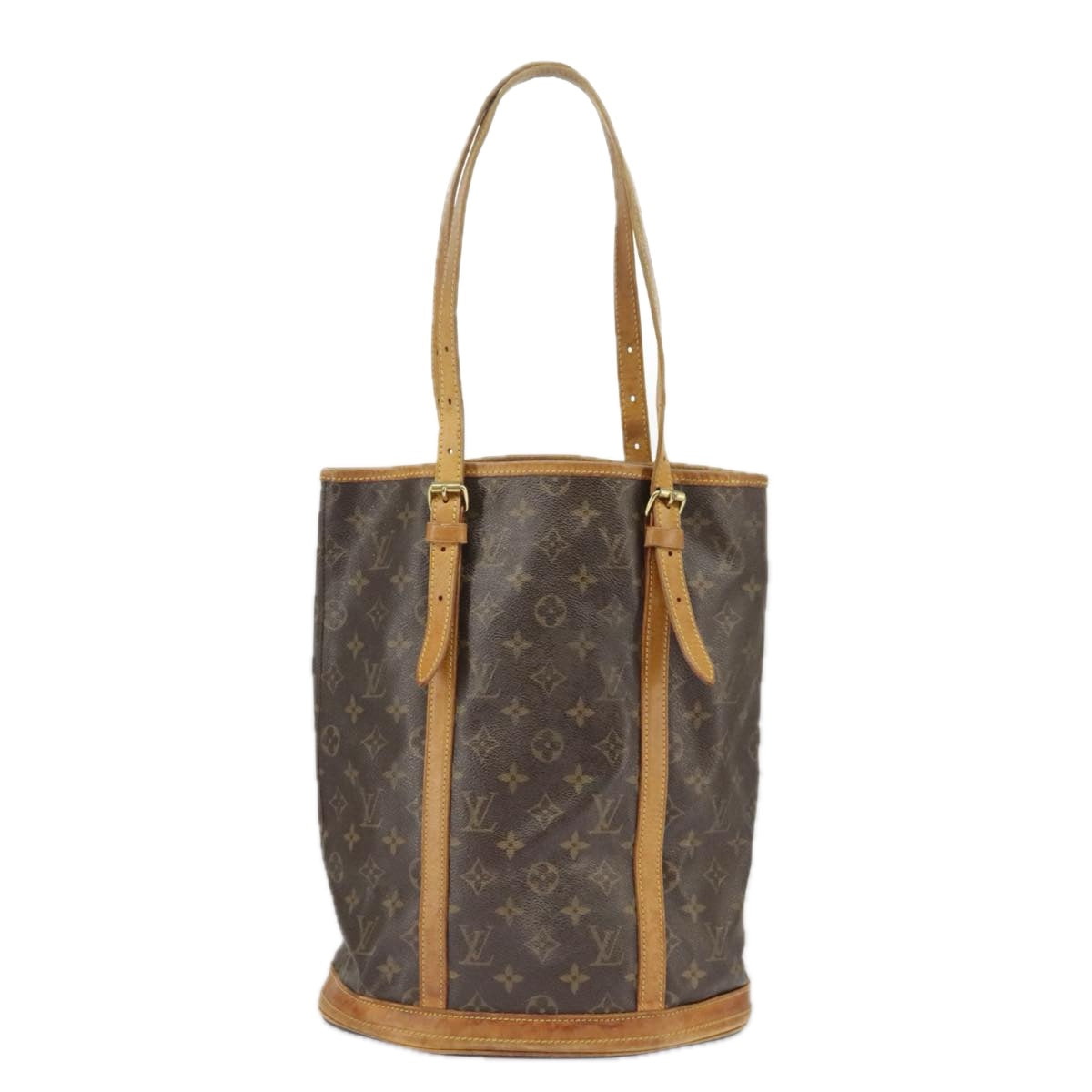 LOUIS VUITTON Monogram Bucket GM Shoulder Bag M42236 LV Auth 101527