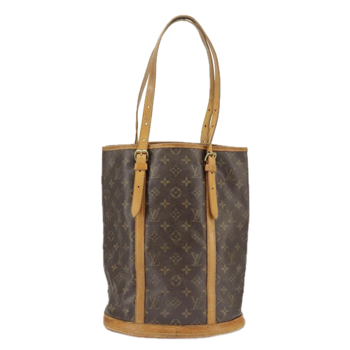 LOUIS VUITTON Monogram Bucket GM Shoulder Bag M42236 LV Auth 101527