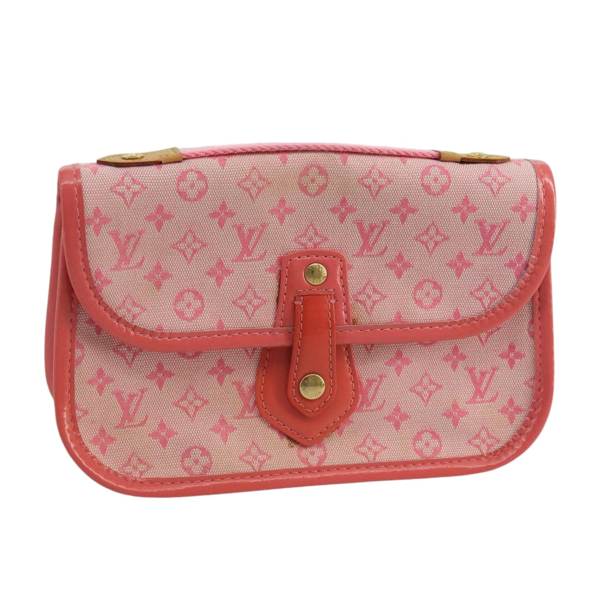 LOUIS VUITTON Monogram Mini Trousse Marie Kate Strawberry M92934 LV Auth 101544V