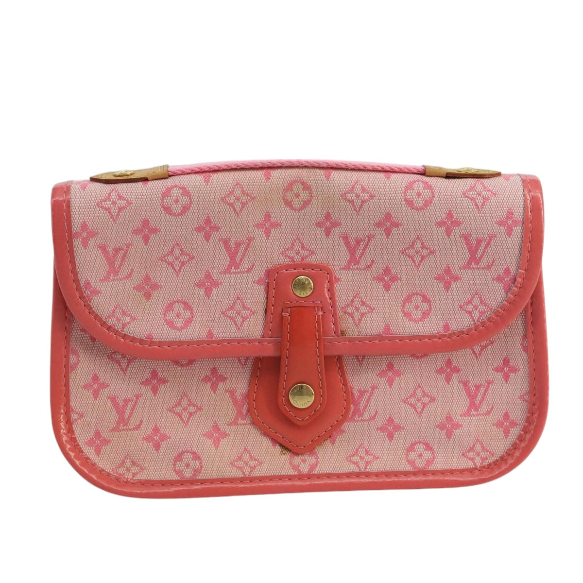 LOUIS VUITTON Monogram Mini Trousse Marie Kate Strawberry M92934 LV Auth 101544V
